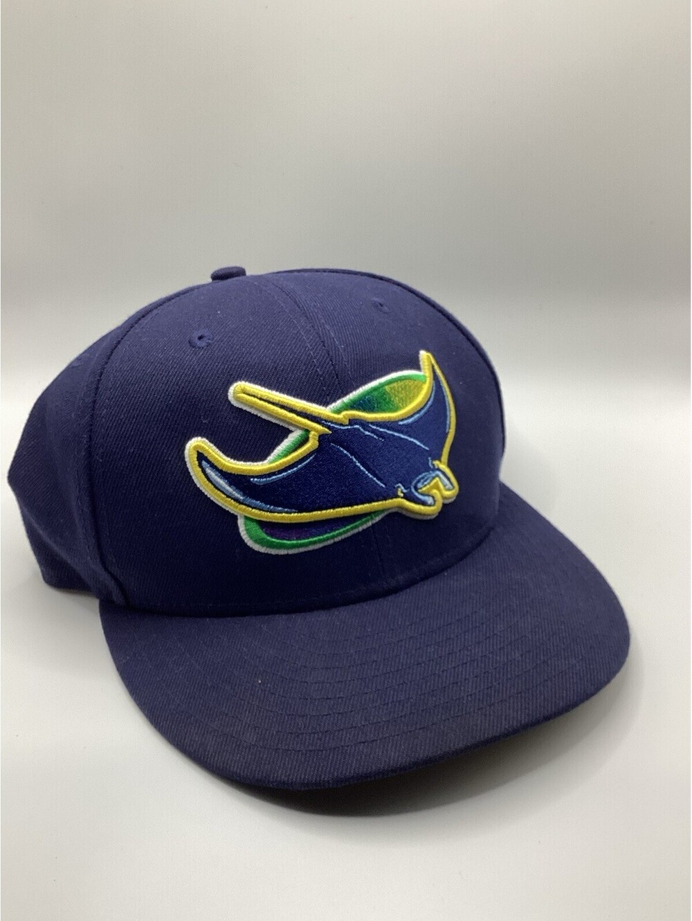 Tampa Bay Devil Rays New Era Authentic Alt Blue 59Fifty Fitted MLB Cap Hat 7 1/4